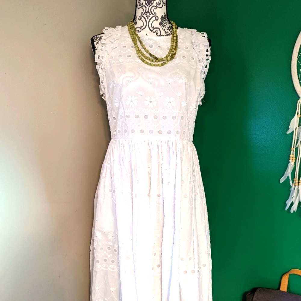 White Kate Spade dress